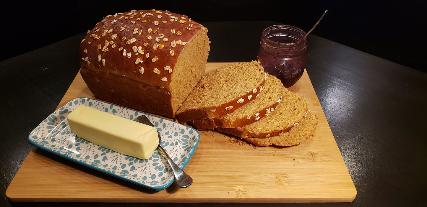 Molasses Oat Bread Loaf